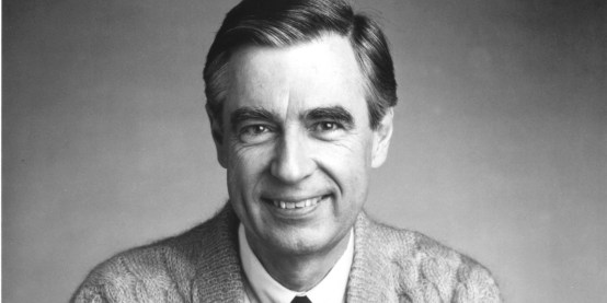 UNDATED FILE PHOTO: Fred Rogers, the host of the children's television series, "Mr. Rogers' Neighborhood," sits for a promotional portrait in this picture from the 1980's. (Photo by Family Communications Inc./Getty Images)